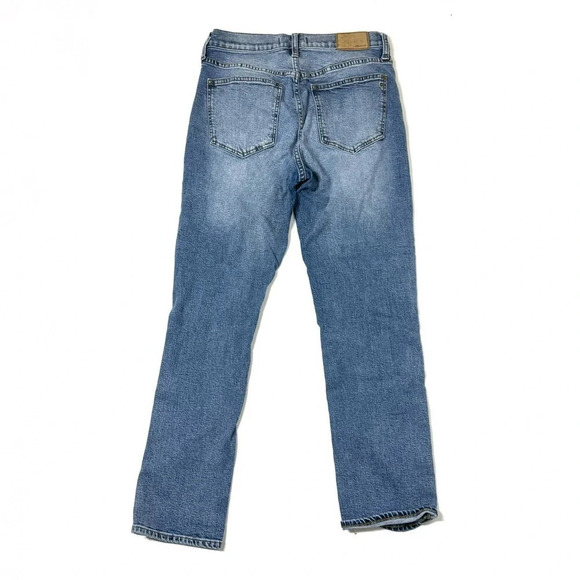 Madewell Cruiser Straight Crop Jeans in Patched Up Edition Size 27 - Picture 12 of 12